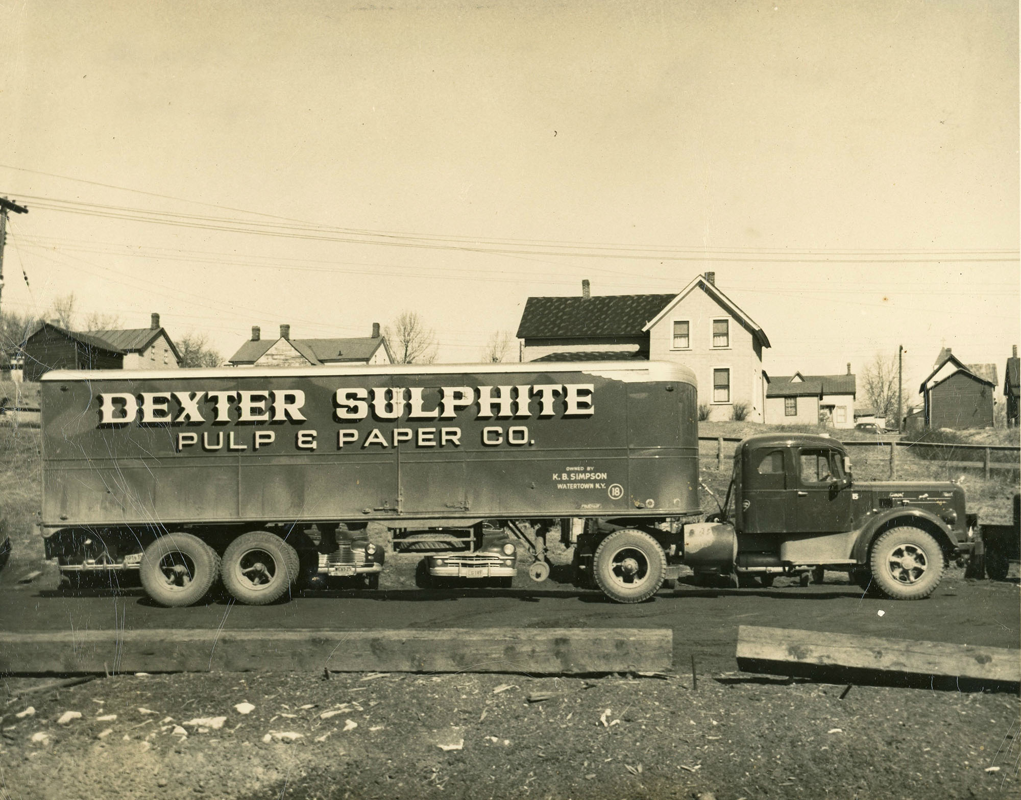 Early dump truck in Dexter