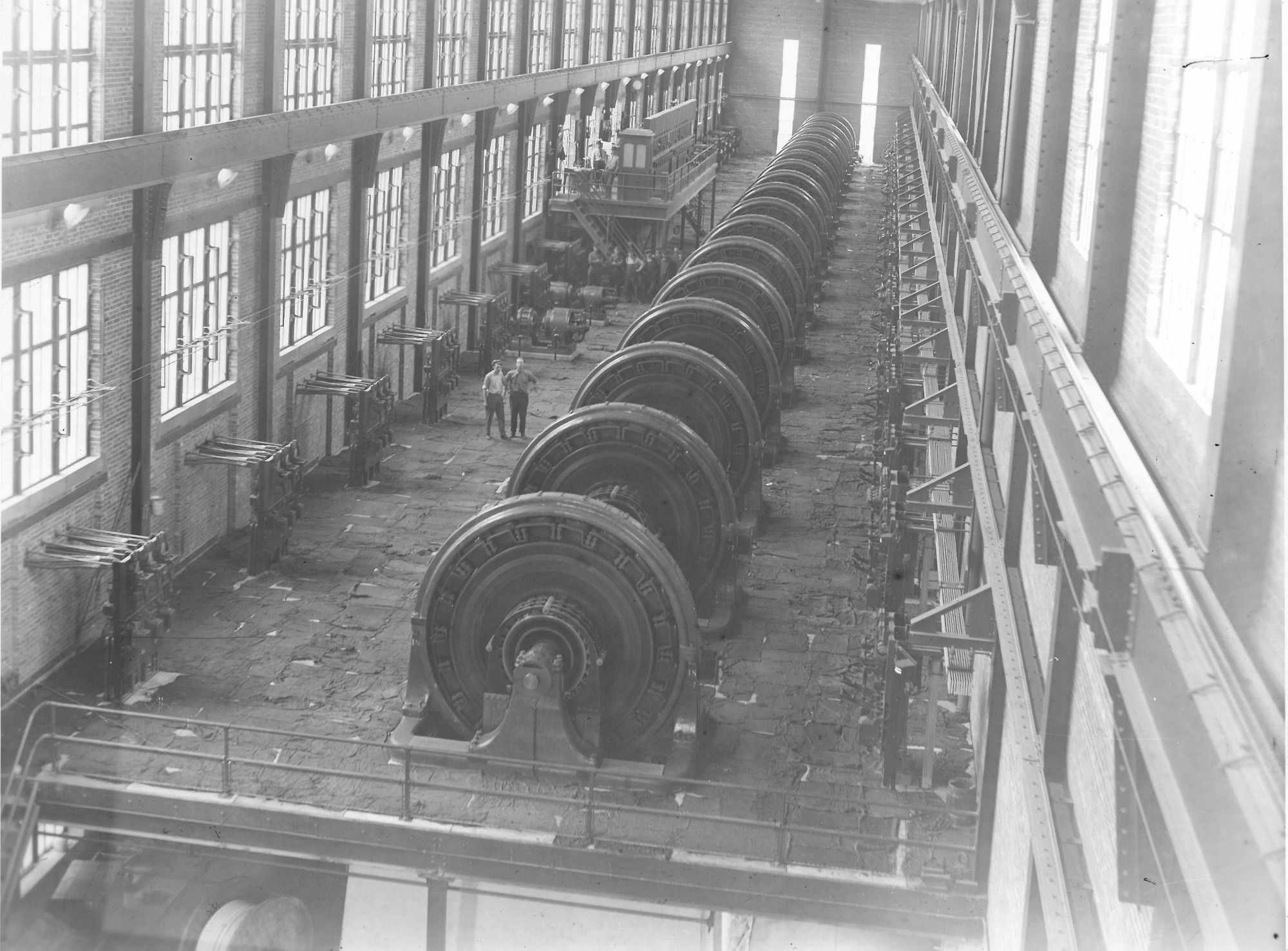 Alcoa workers on the line