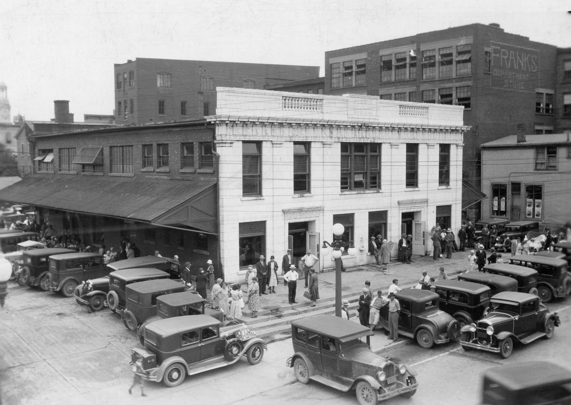 Bustling McNaughton Market in downtown Ogdensburg
