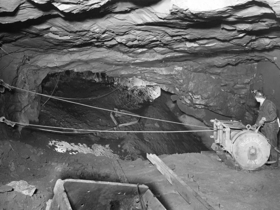 Republic Steel mines in Mineville in the 1940s