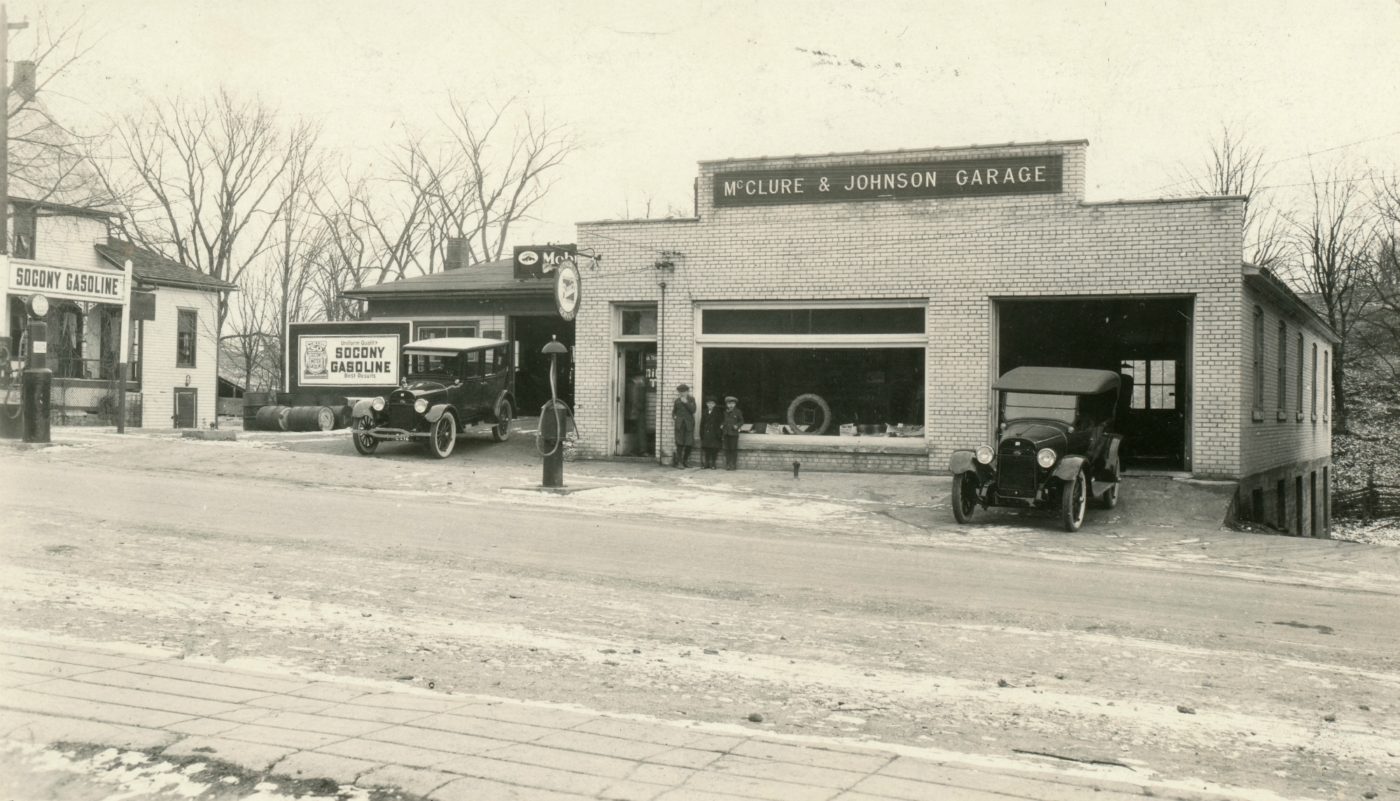 McClure and Johnson’s Garage in Richville