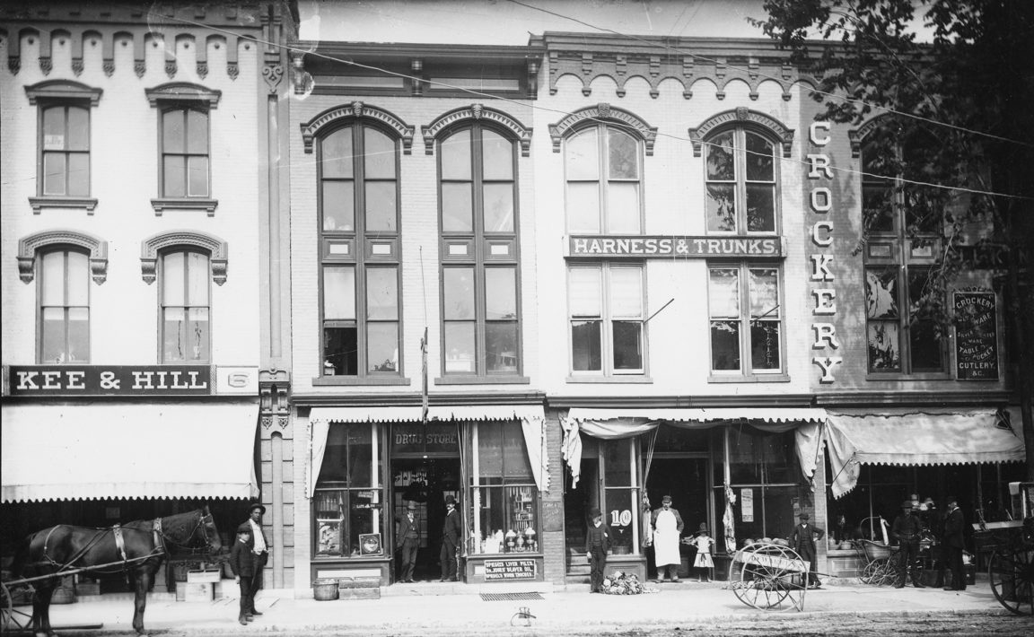 Businesses in downtown Glens Falls