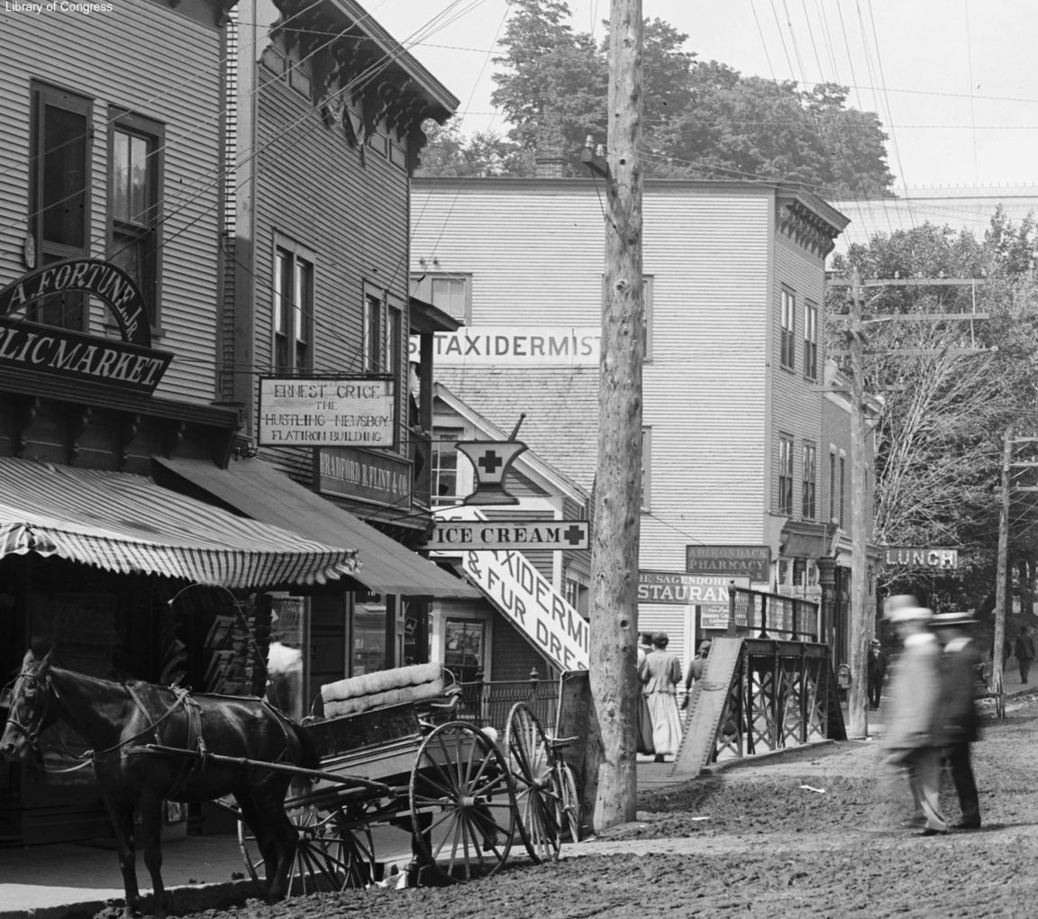 Buildings in downtown Saranac Lake