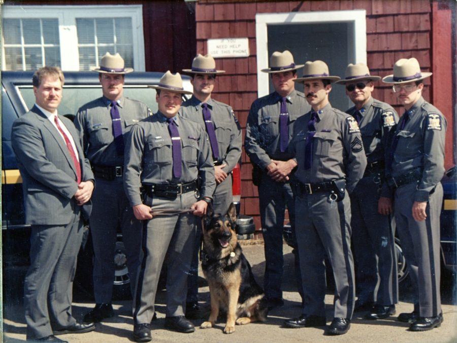 Officer Nason with Tupper Lake Police Department’s K9 Unit in Tupper