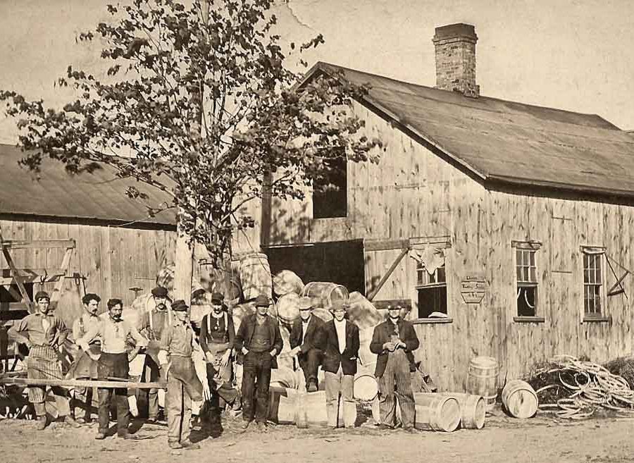 The Brooklyn Cooperage Mill in Tupper Lake