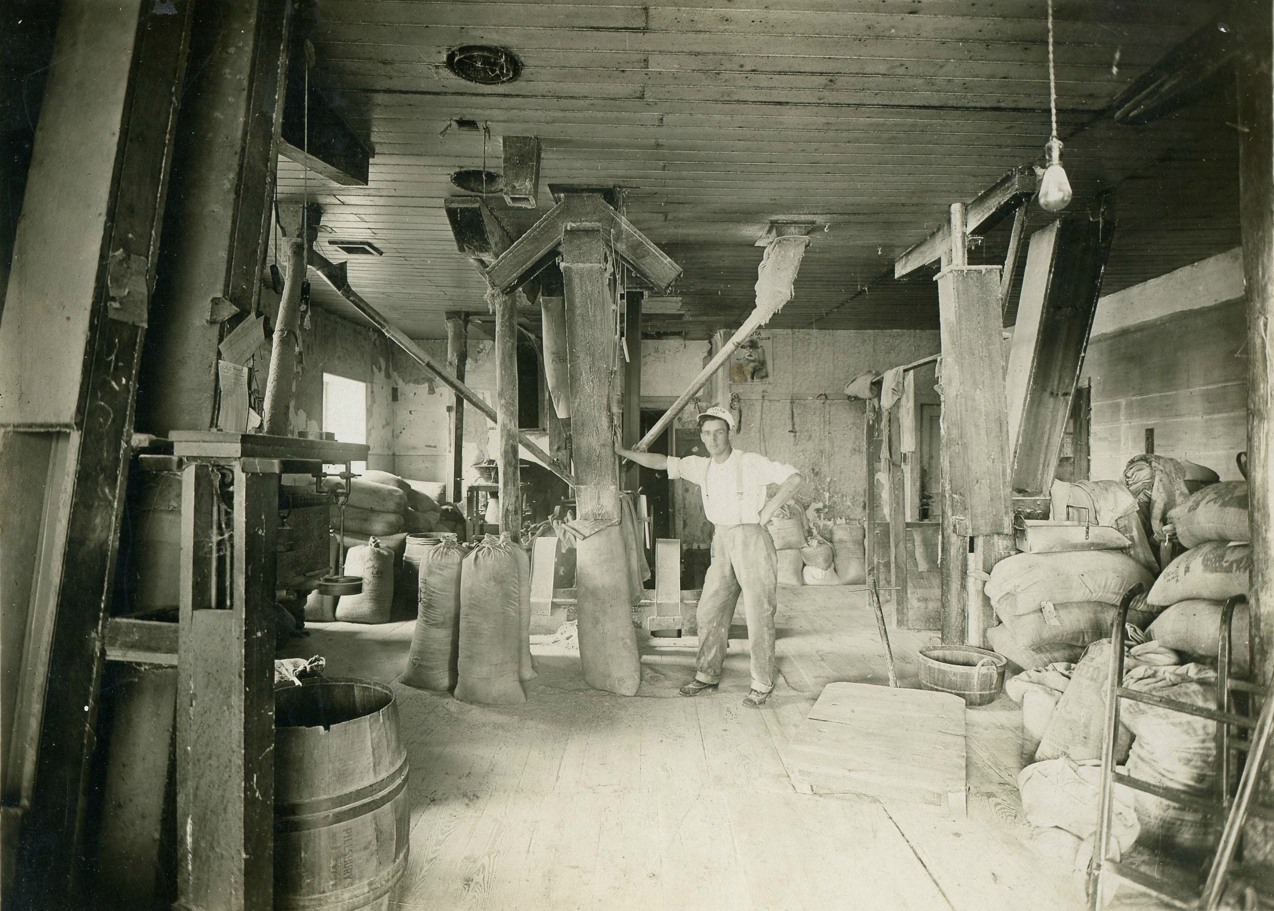 Inside the McFadden & Anderson Mill in Heuvelton