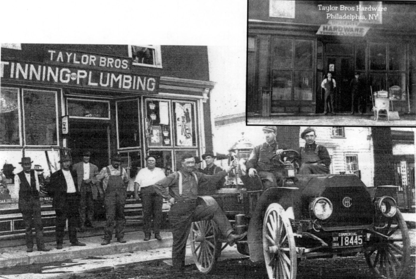 Crowd at Taylor Brothers Hardware Store in Philadelphia