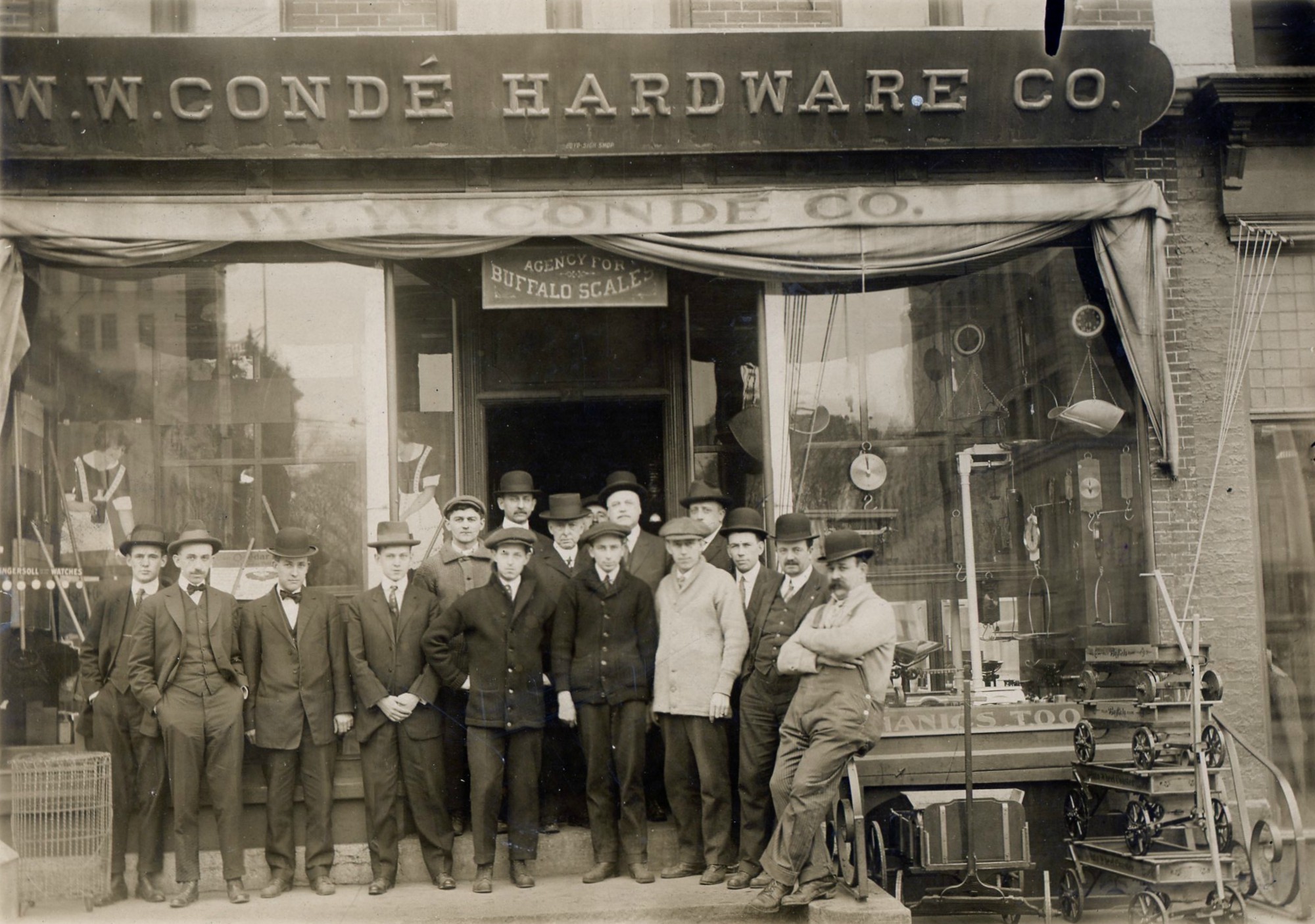 Outside of Conde Hardware in Watertown