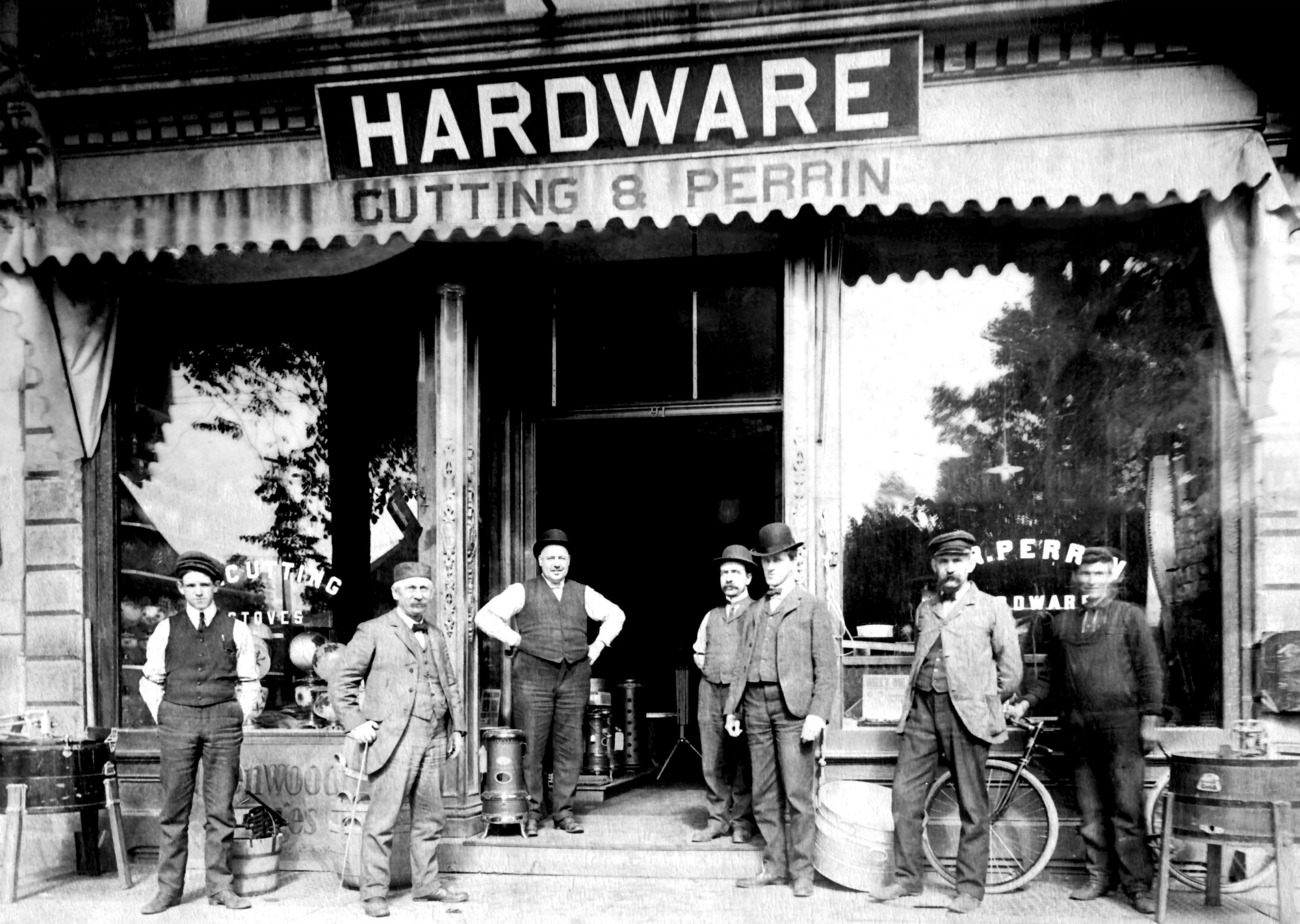 Interior of a hardware store in De Kalb Junction