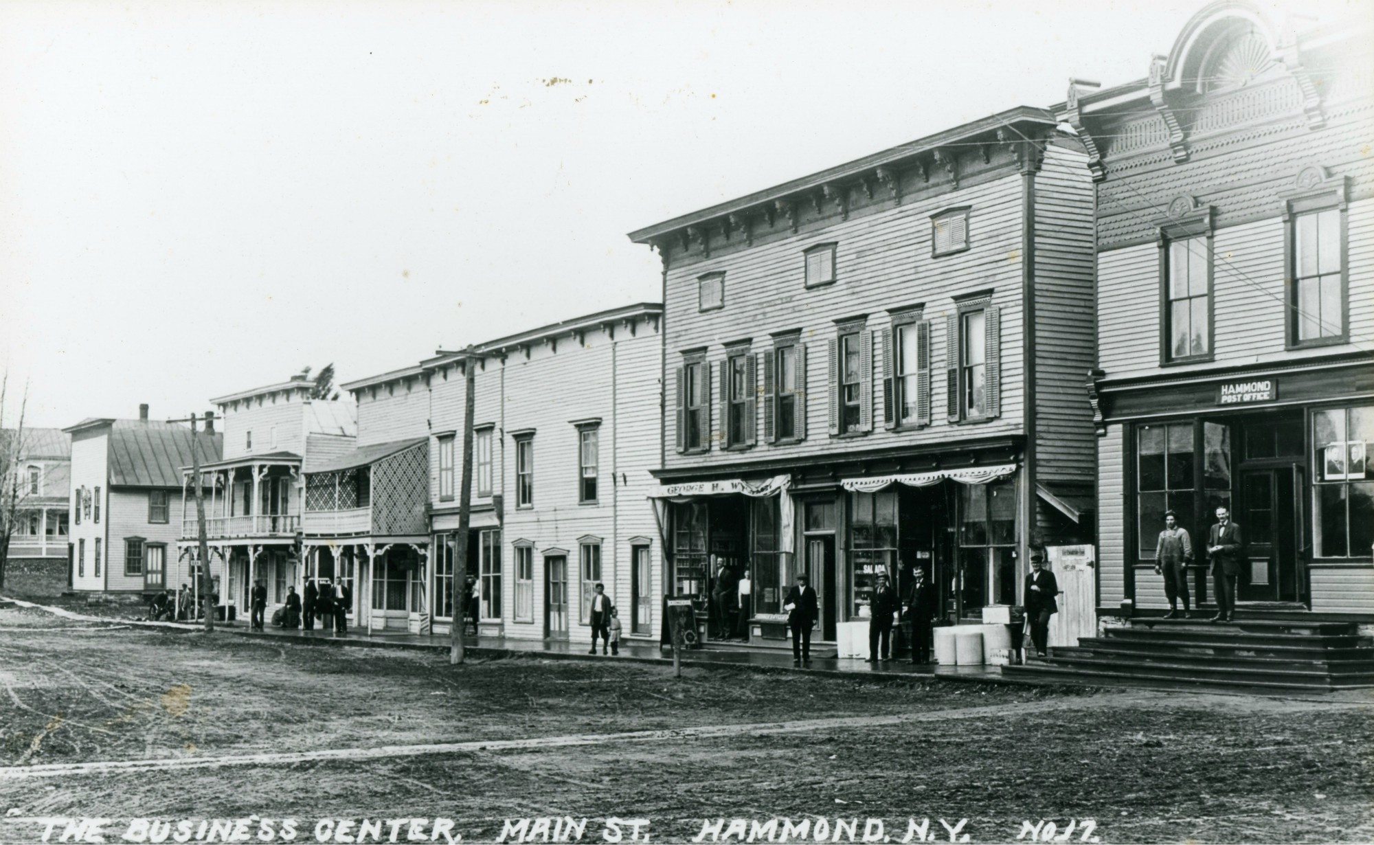 Main street shops in Hammond