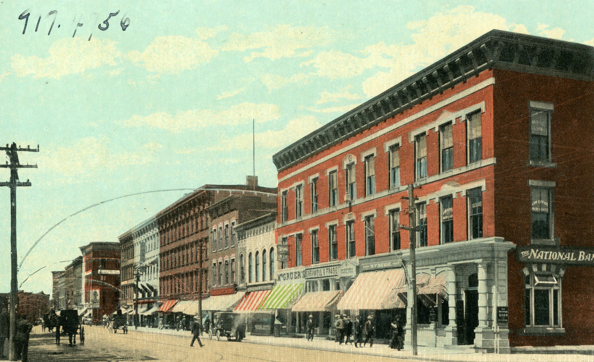 Bustling ford street in ogdensburg