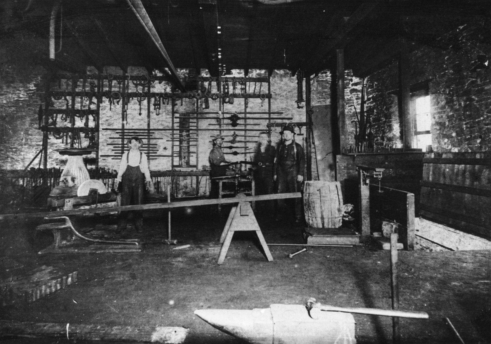 Blacksmiths at work in Ogdensburg