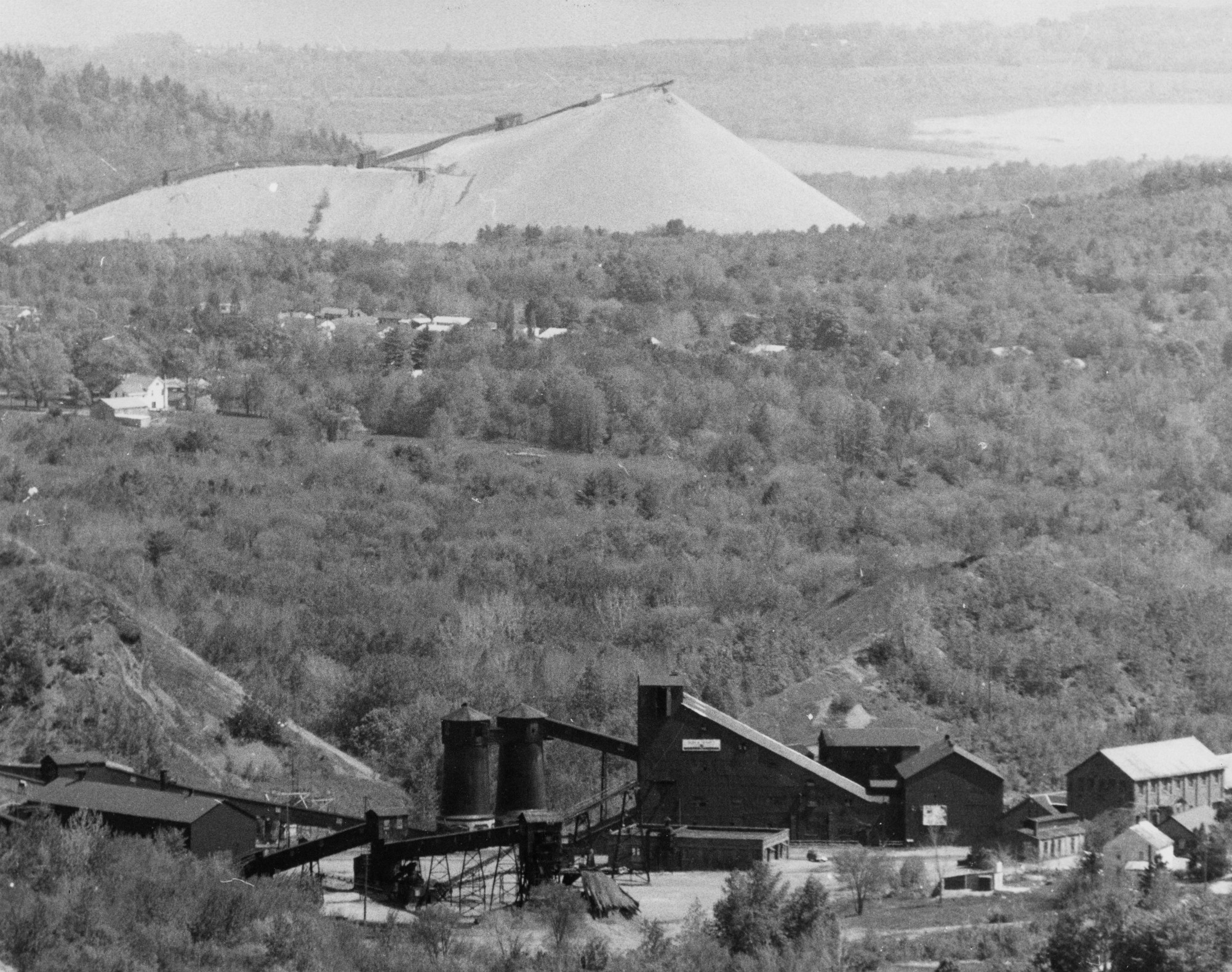 View of Republic Steel plant from Balfry Hill in Mineville