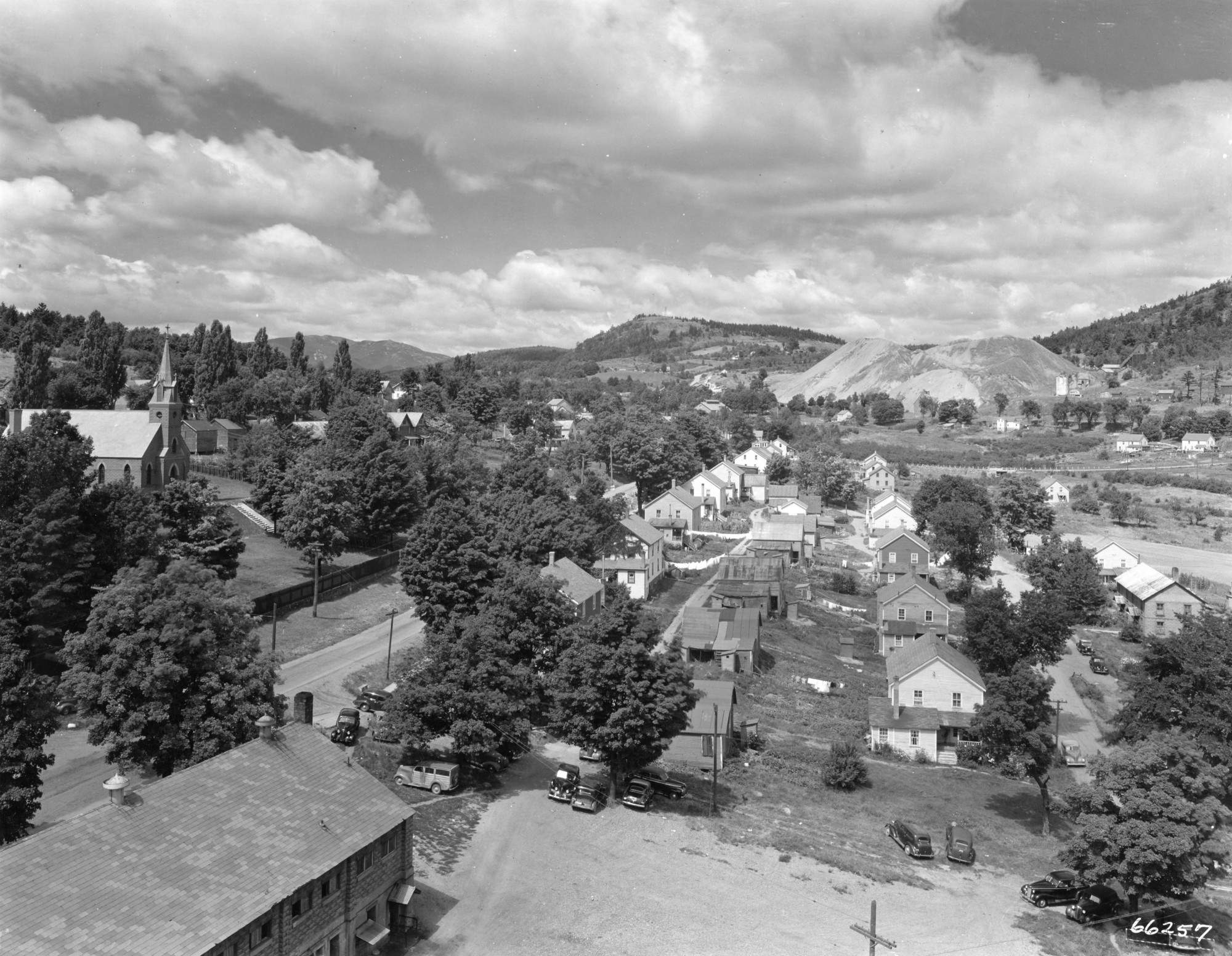 View of Witherbee hamlet near Republic Steel mines in Mineville