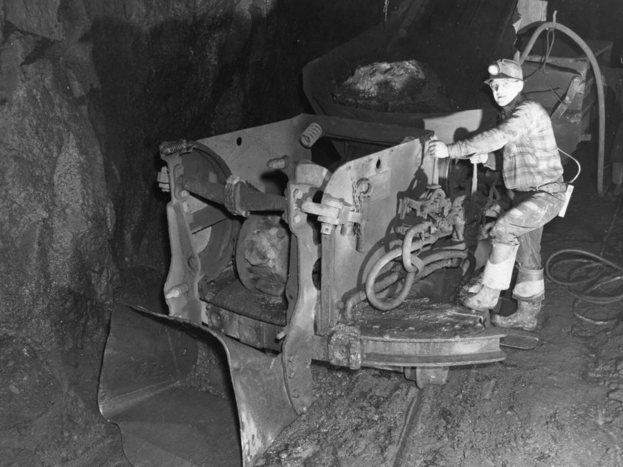 Republic Steel mines in Mineville in the 1940s