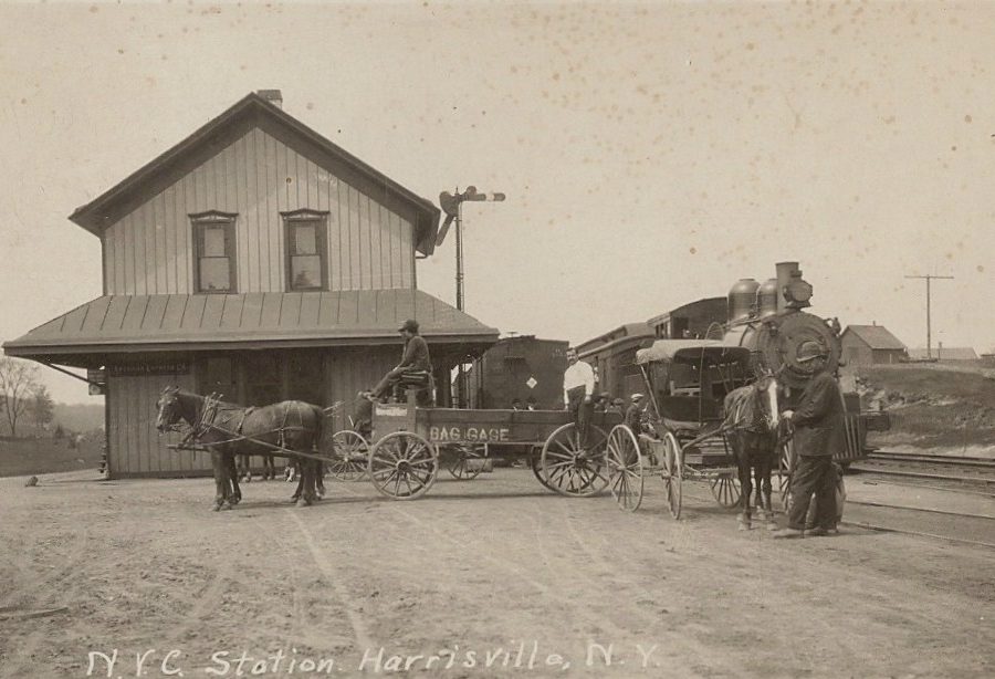 Railroad Station in De Kalb Junction