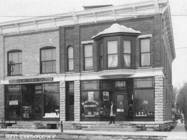 Balmat and Brayton stores in West Carthage