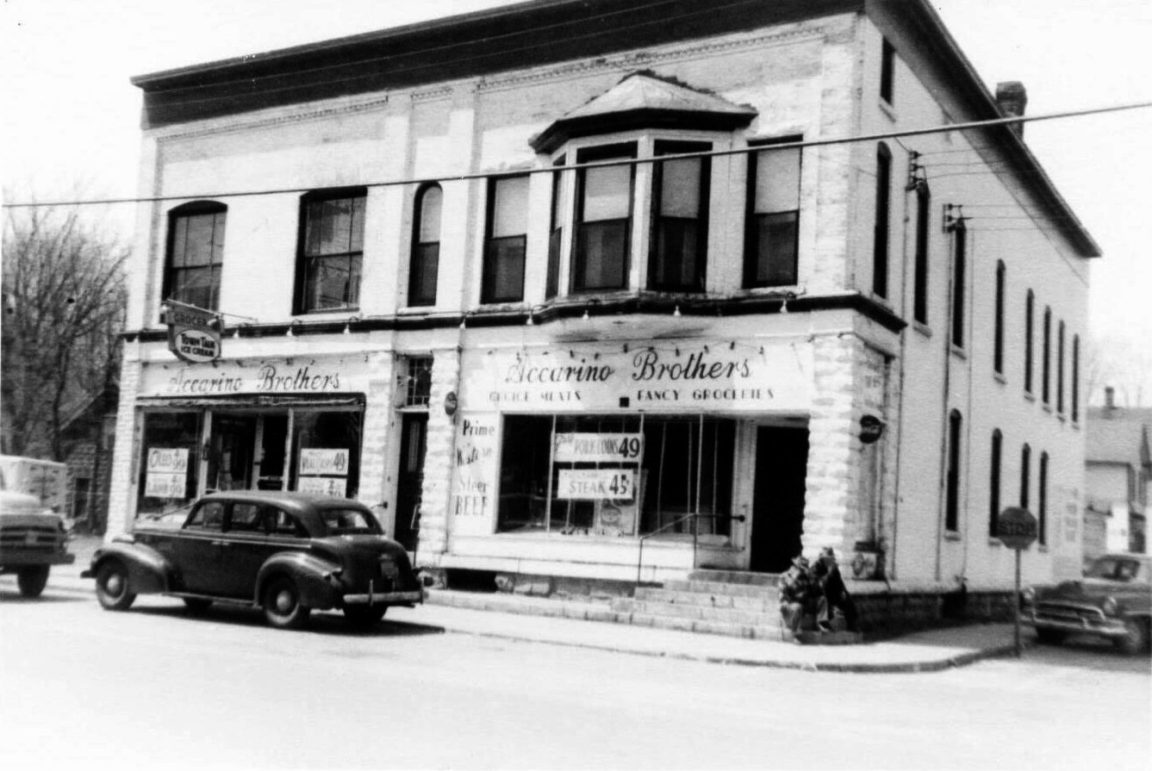 The Accarino Brothers grocery meat market in West Carthage