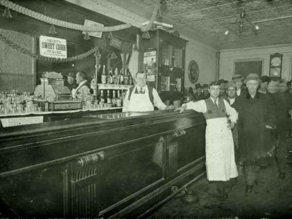 Inside the Grand Union Hotel bar in Carthage