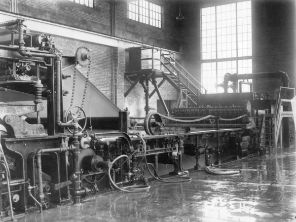 National Paper Products factory interior in Carthage