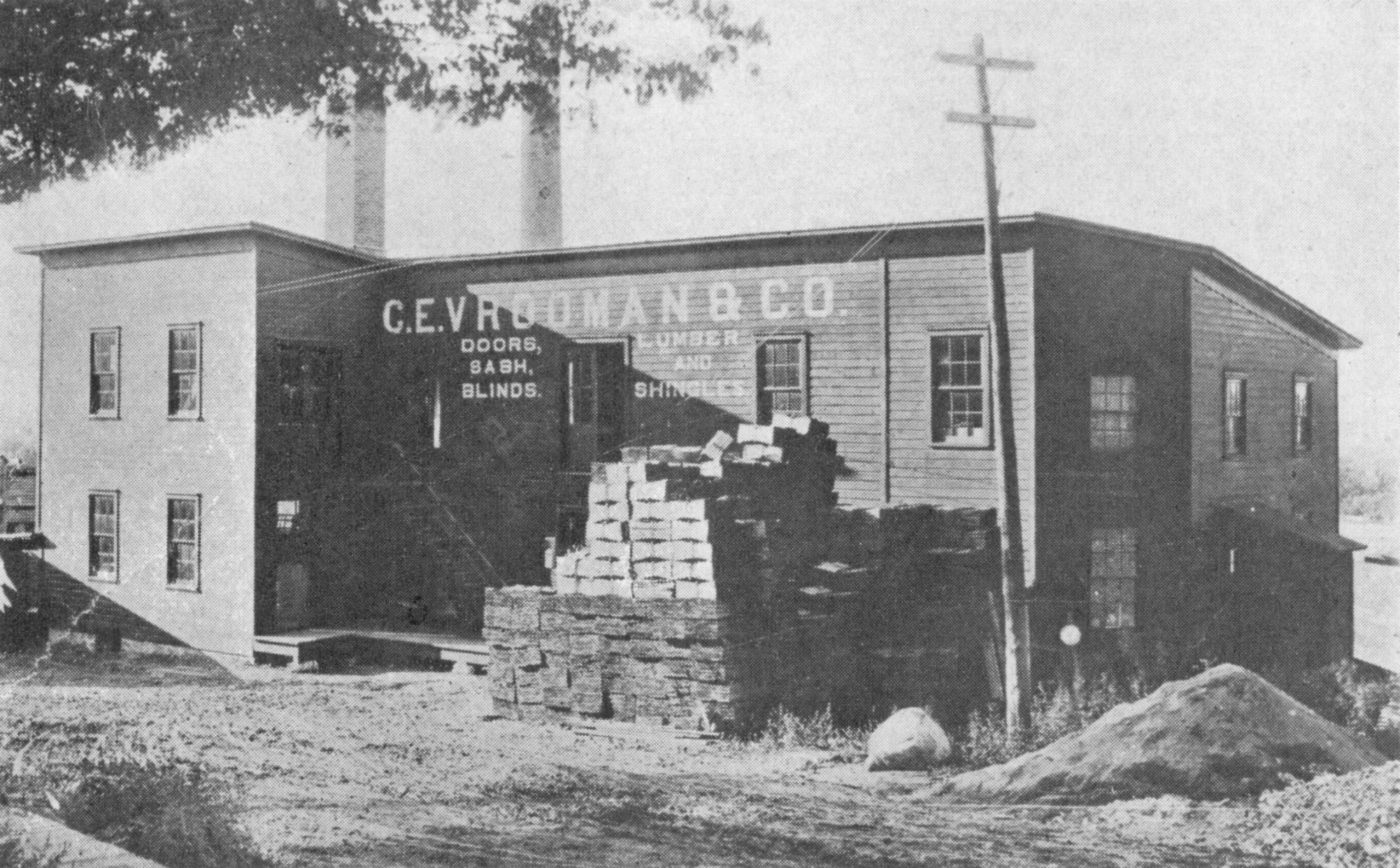 C.E. Vrooman lumber company in Carthage