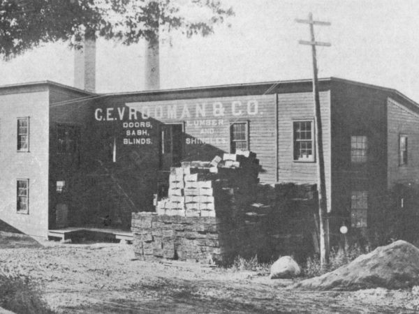 C.E. Vrooman lumber company in Carthage