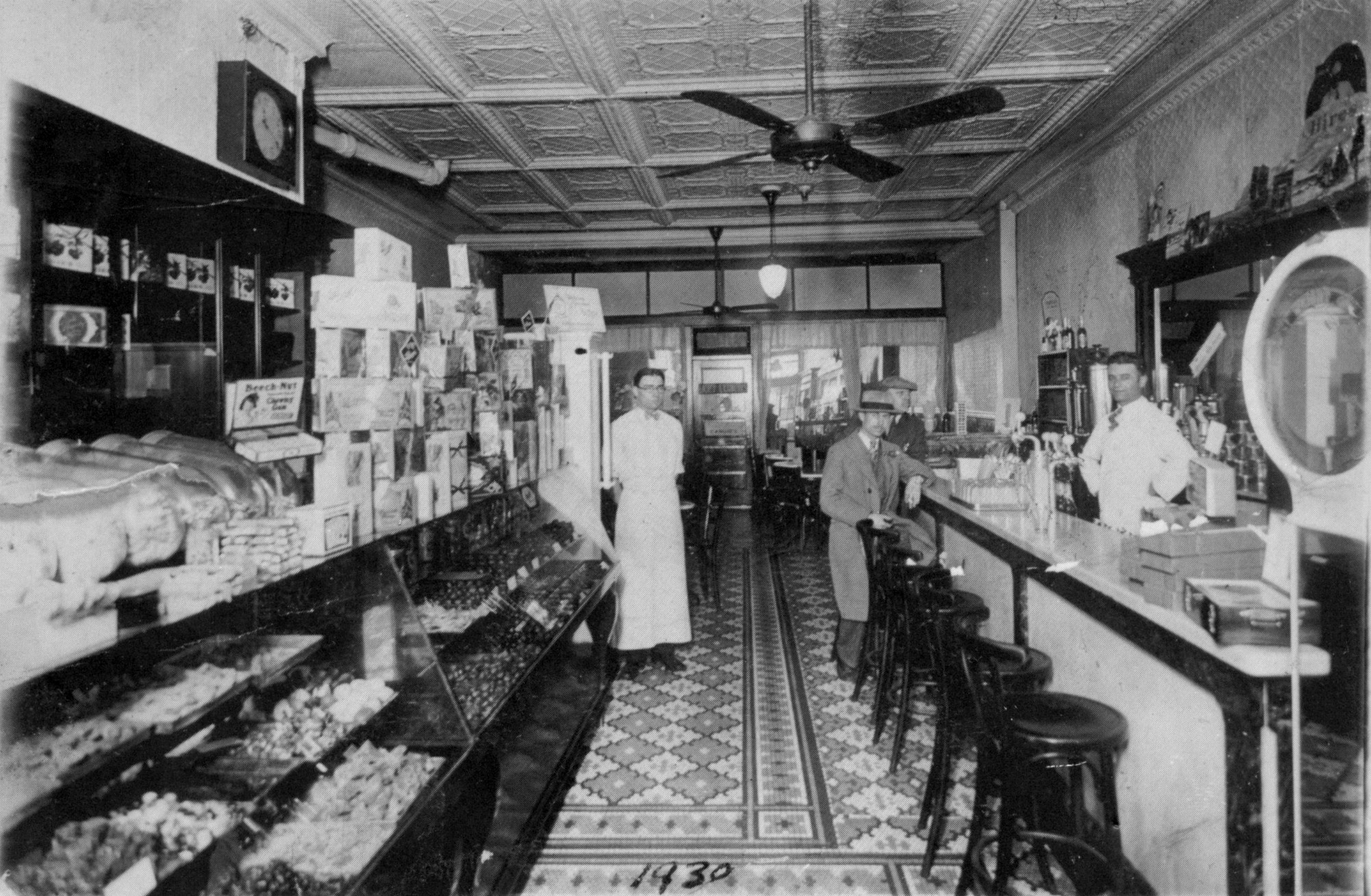 Kandyland confectionery shop interior in Carthage