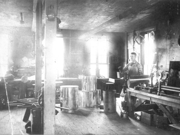 Backroom workshop of Arnot Hardware Store in Carthage