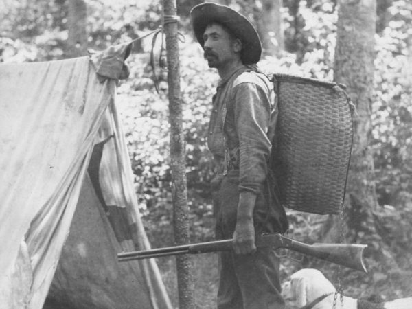 Guide Bill Rasbeck in Cranberry Lake