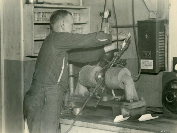 Ivan Scott at the Jones & Laughlin Steel Corporation in Benson Mines