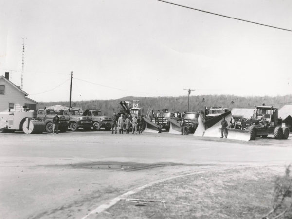 Town of Clifton Highway Department workers at Newton Falls