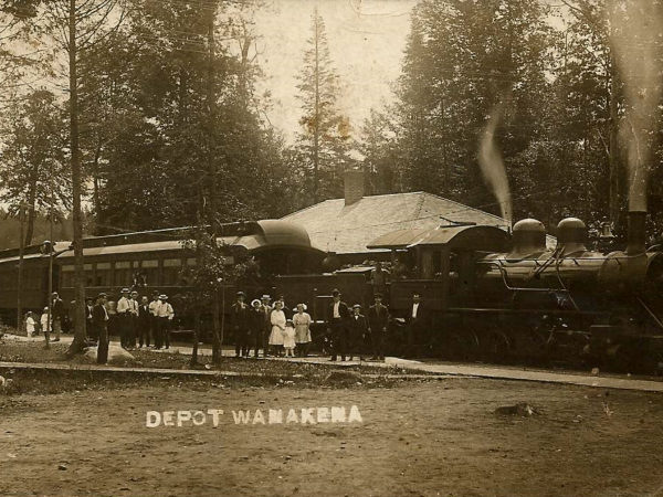 The Train Depot at Wanakena