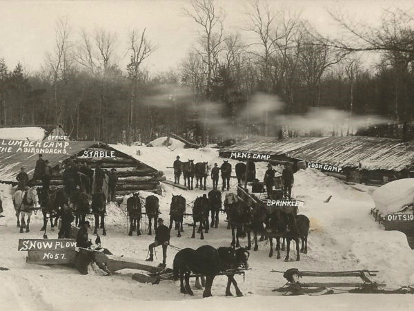 A Model Lumber Camp in the Adirondacks