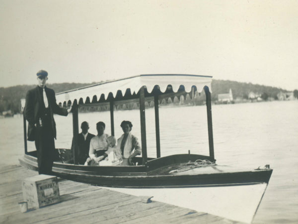 Pleasure boat on Cranberry Lake