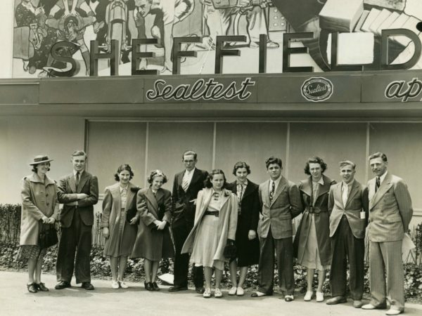 Lisbon High School senior class of 1939 visits the Sheffield Milk plant in New York City