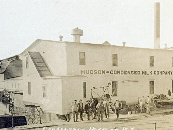 Exterior of Hudson Condensed Milk Company in Hermon