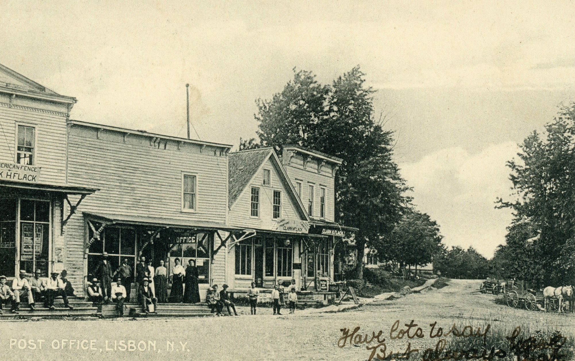 Post Office and tin smithing store in Lisbon