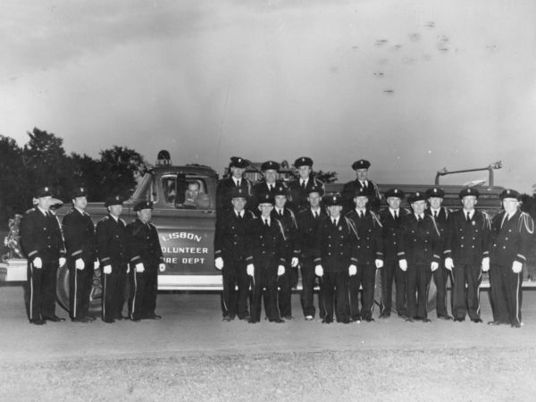 Lisbon Volunteer Fire Department in 1959