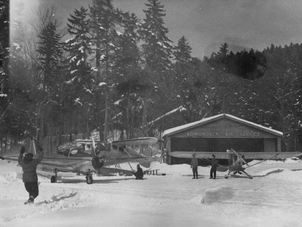 Adirondack Air Service hangar in Big Moose