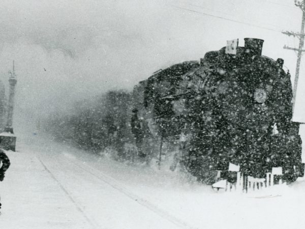 Snow Train arriving in Thendara Station