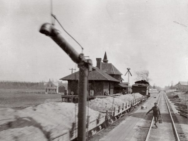 White Lake railroad station in Woodgate