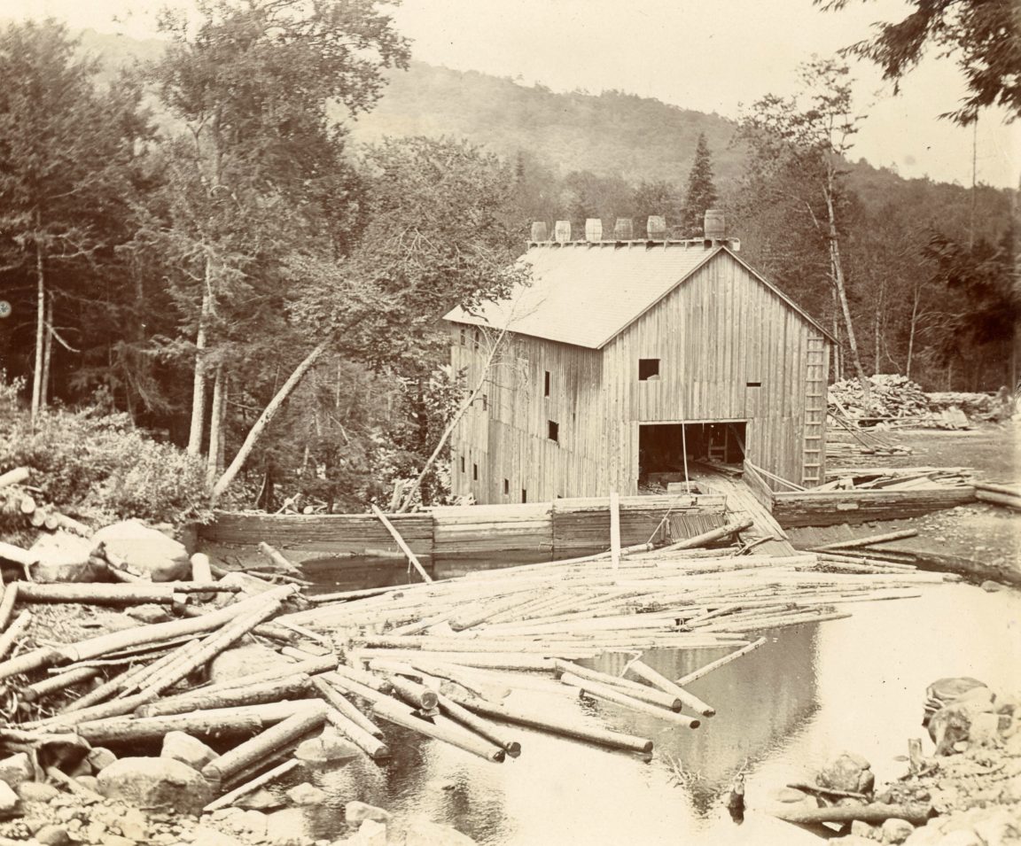 Fifth Lake lumber mill in Inlet