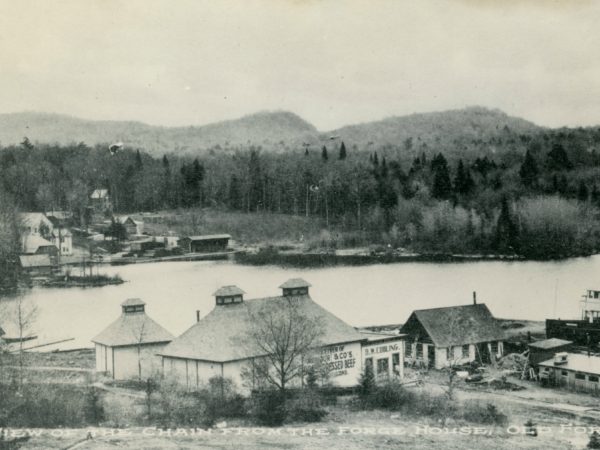 View of the Fulton Chain from the Forge House in Old Forge