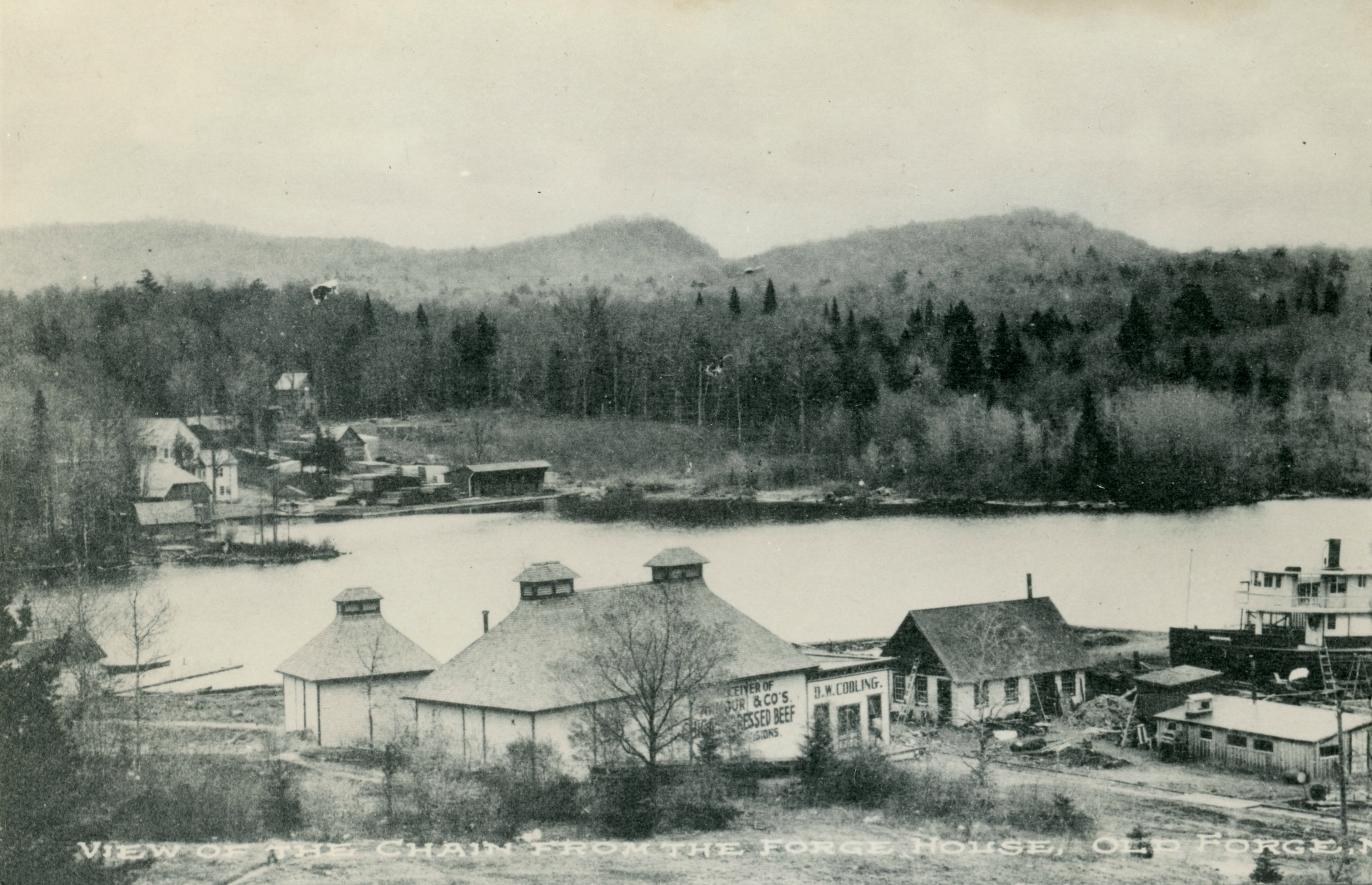 View of the Fulton Chain from the House in Old