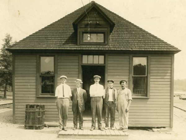 Fulton Chain Railway Station in Old Forge