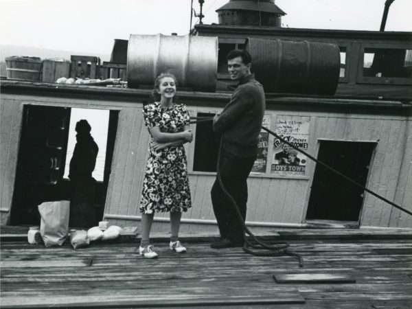 Docking the Pickle Boat in the Town of Webb