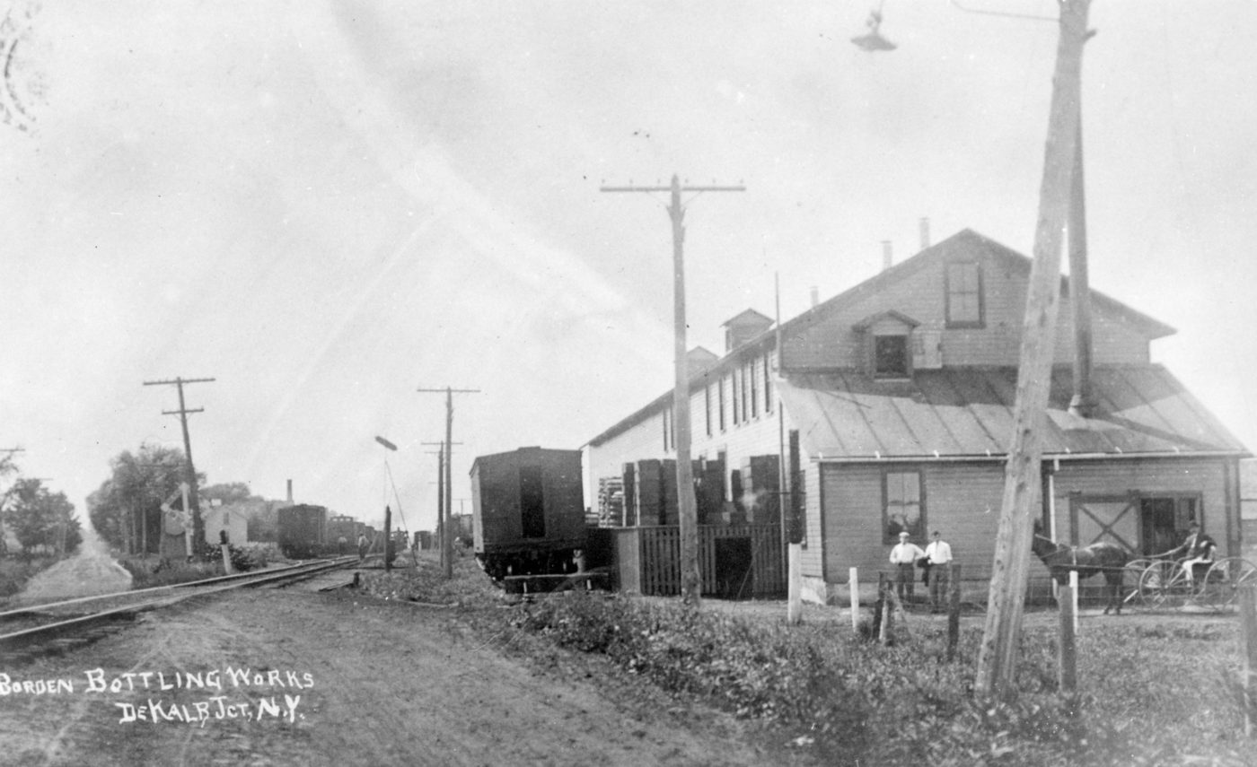 Borden’s milk plant in De Kalb Junction