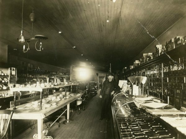 24. Interior of a hardware store in De Kalb Junction