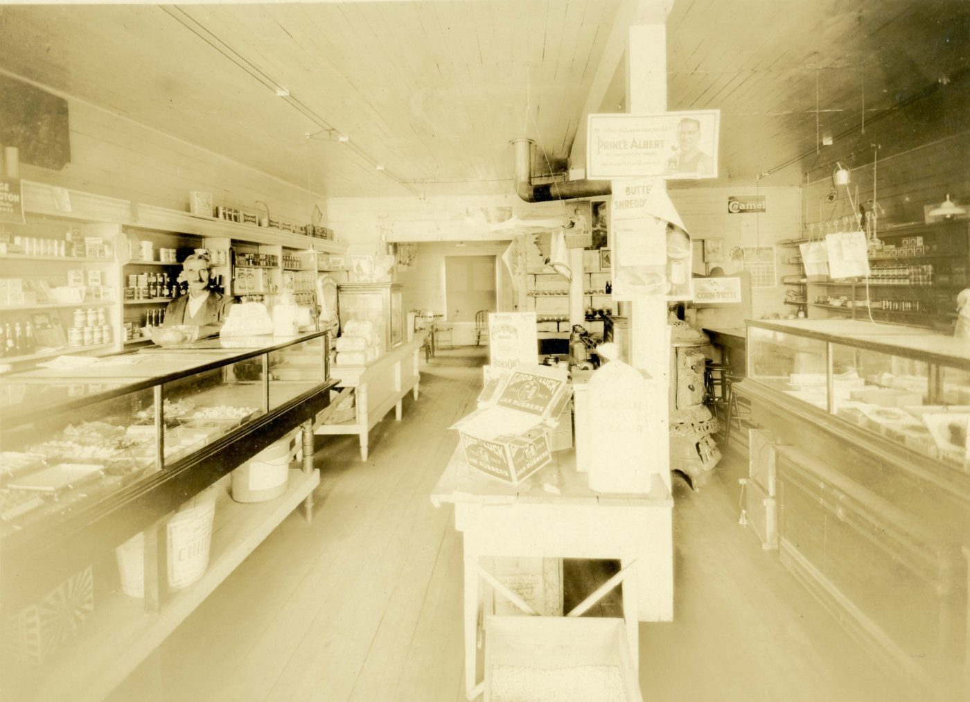 Walrath General Store interior in De Kalb Junction