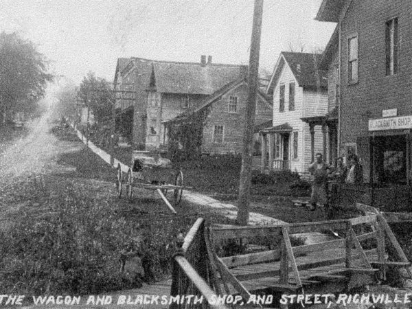 Blacksmith shop in Richville